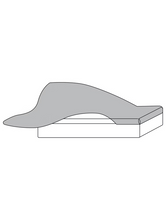 Last inn bildet i Galleri-visningsprogrammet, Høie | Flatt Laken i sateng | Hvit