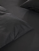 Last inn bildet i Galleri-visningsprogrammet, Høie | Harmoni | Formsydd Laken i Sateng | Dempet Sort