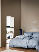 Last inn bildet i Galleri-visningsprogrammet, Høie | Harmoni | Sengesett i steinvasket sateng | Dus blå