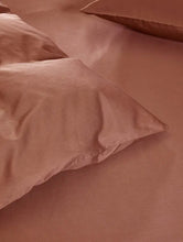 Last inn bildet i Galleri-visningsprogrammet, Høie | Harmoni | Formsydd Laken i Sateng | Dus Terrakota