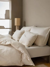 Last inn bildet i Galleri-visningsprogrammet, Høie | Harmoni | Formsydd Laken i Sateng | Elfenben