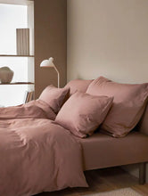 Last inn bildet i Galleri-visningsprogrammet, Høie | Harmoni | Formsydd Laken i Sateng | Varm Rosa