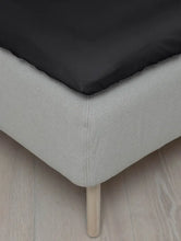 Last inn bildet i Galleri-visningsprogrammet, Høie | Harmoni | Formsydd Laken i Sateng | Dempet Sort