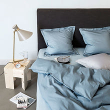 Last inn bildet i Galleri-visningsprogrammet, Georg Jensen Damask | Facet | Sengesett i Egyptisk Bomull | Blå